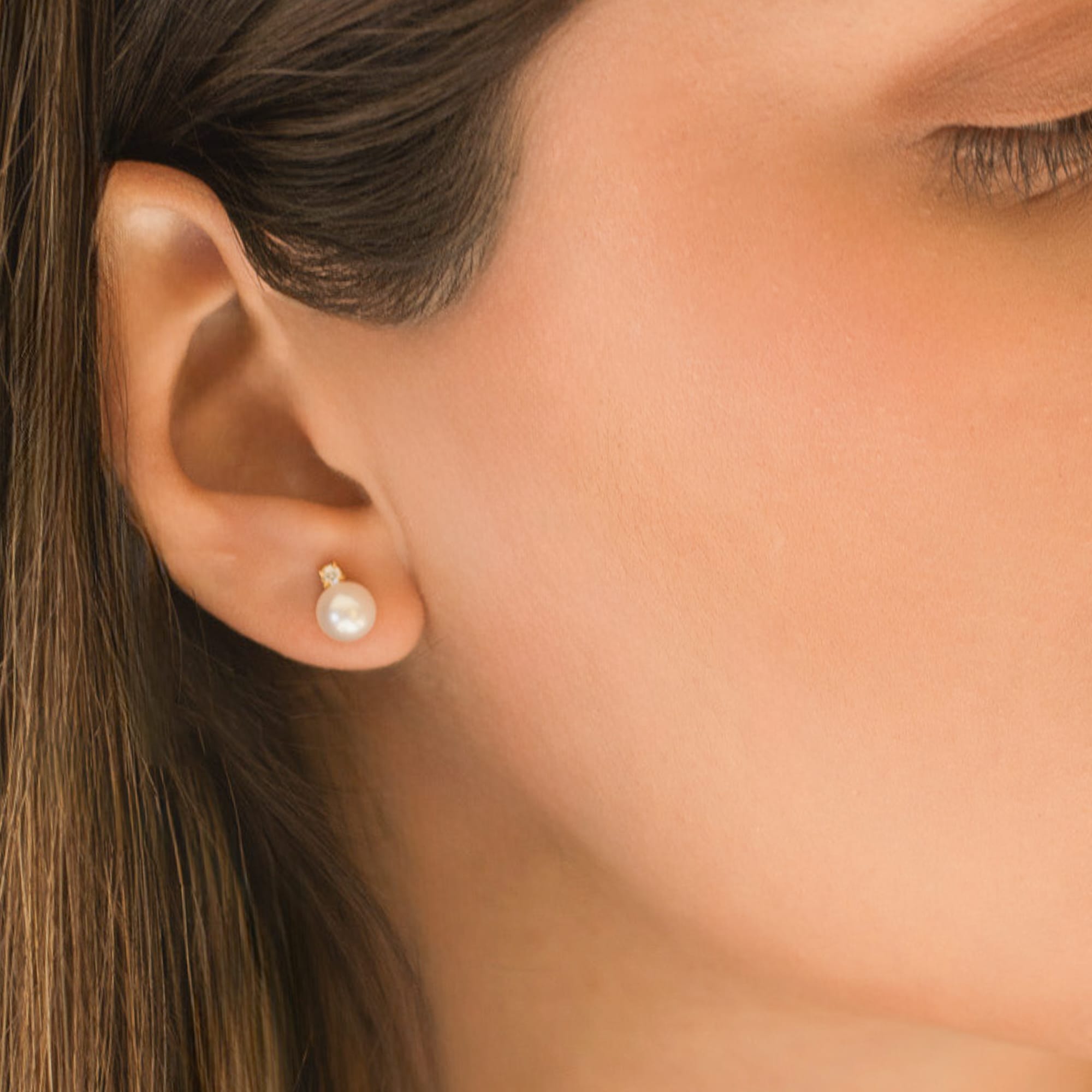 Aretes Perlas Leti
