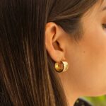 Aretes Argollas Planas - Imagen 2
