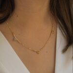 Collar Flores - Tres Oros
