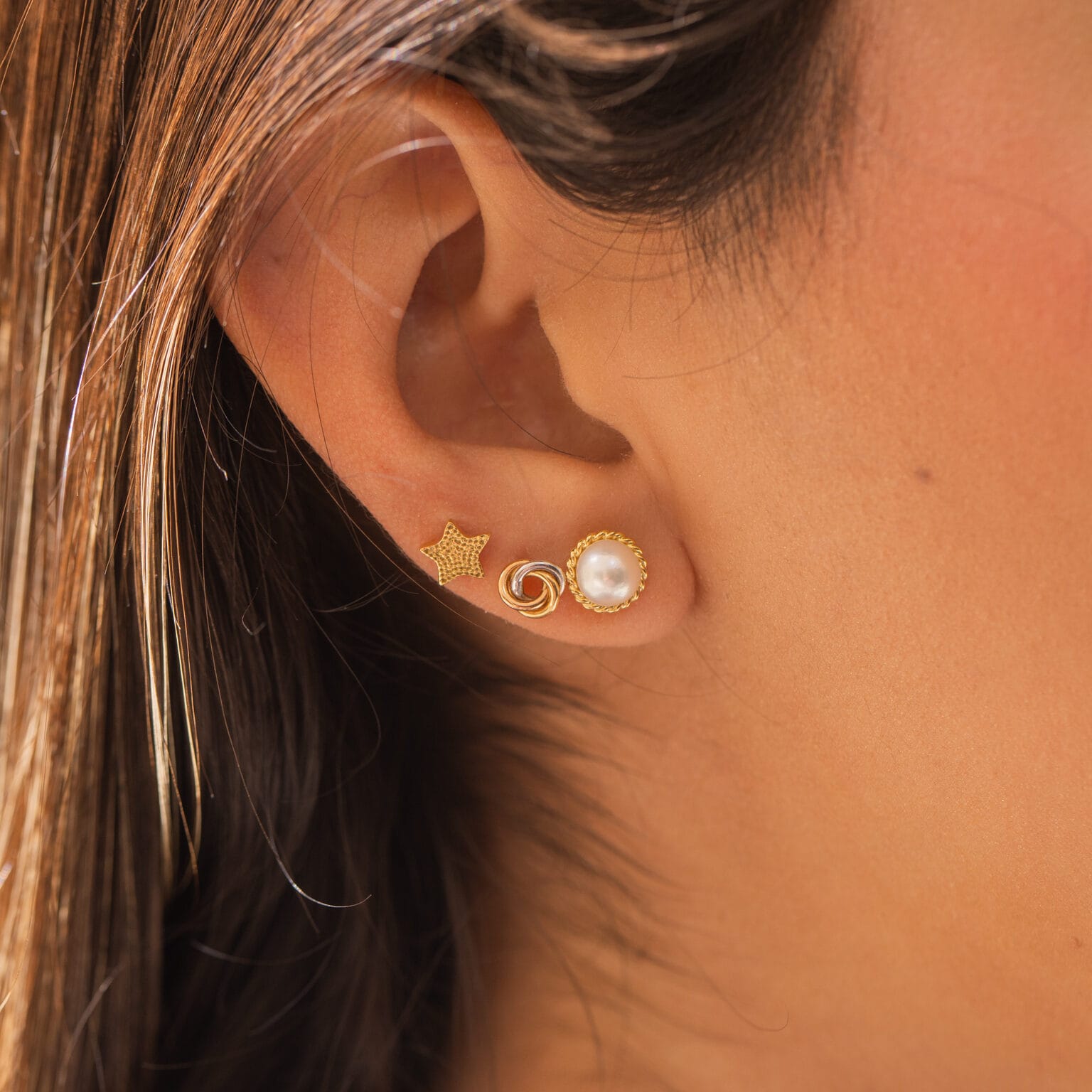 Aretes Perlas
