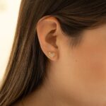 Aretes Mariposa - Nácar y Diamante