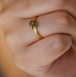 Anillo Diamante - Sal y Pimienta