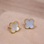 Aretes Flor con Nácar - Imagen 2