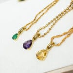 Dije Amatista - Oro 18K - Imagen 2