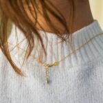 Collar Oro 18K - 3 oros bolitas y cubitos - Imagen 3