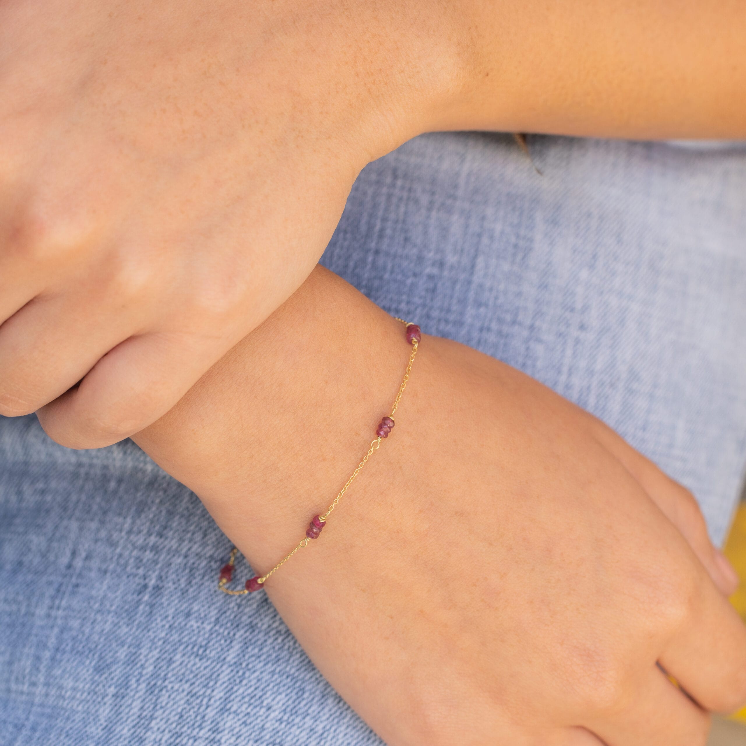 Pulsera rubí