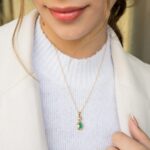 Dije Esmeralda y Diamante