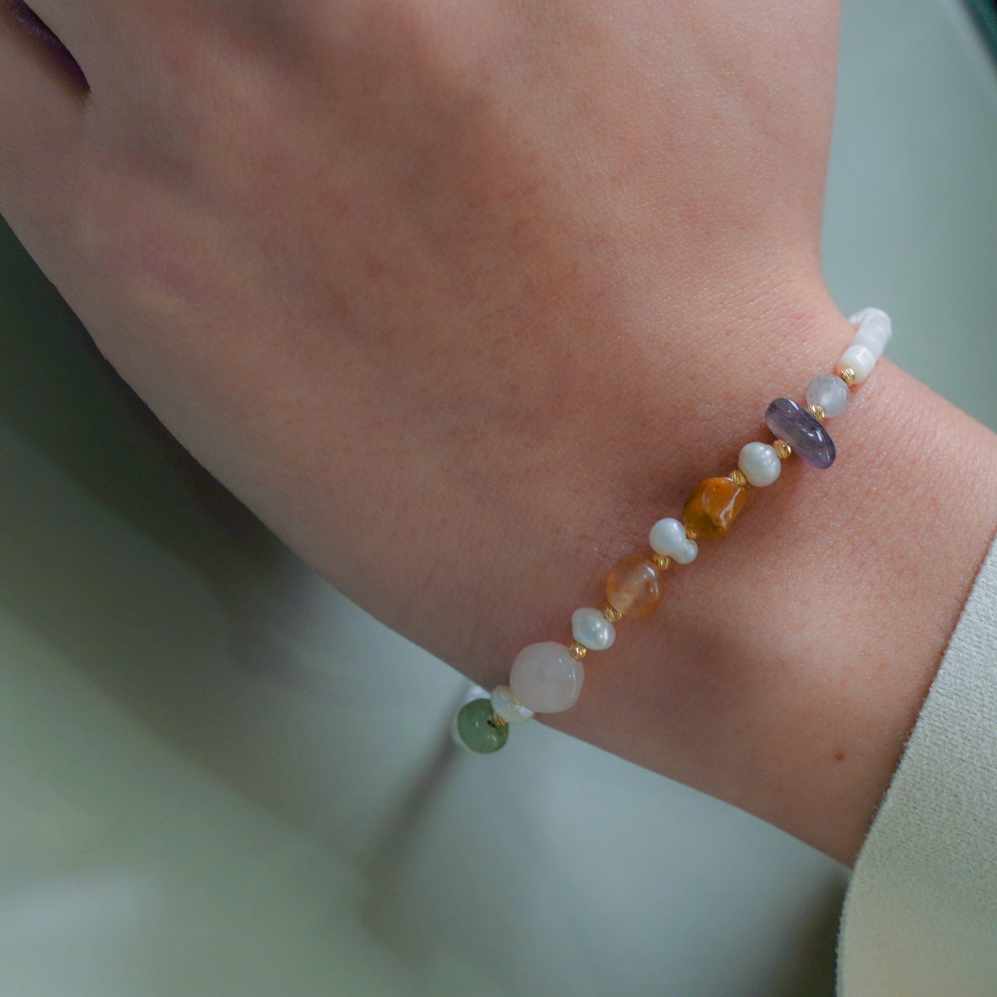 DSC05146 Pulsera Piedras Variadas - Imagen 1
