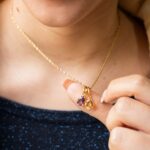 Dije Amatista - Oro 18K - Imagen 3
