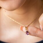Dije Amatista - Oro 18K