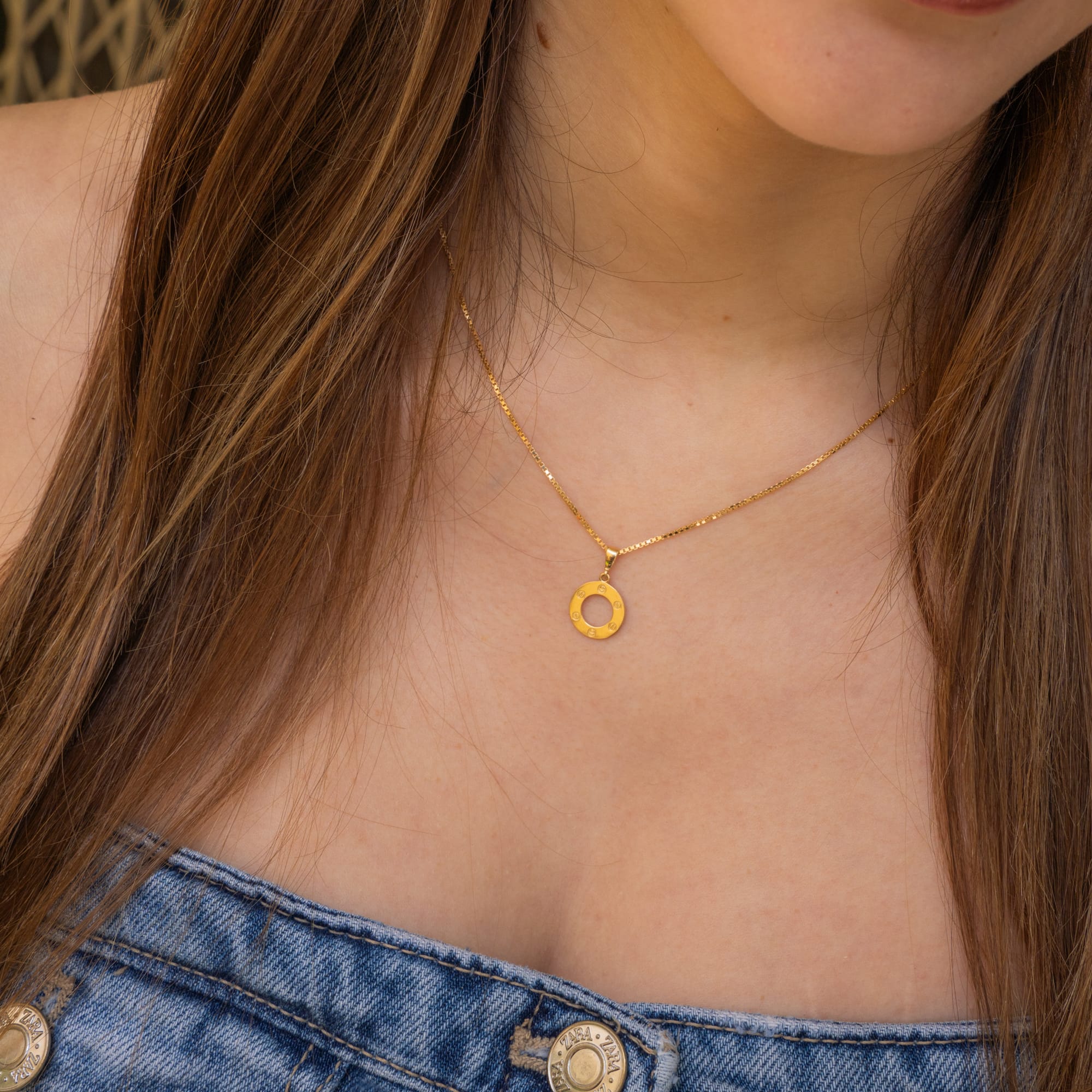 Dije Aro Oro 18K