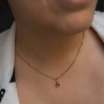 Dije corazón citrino - Imagen 3