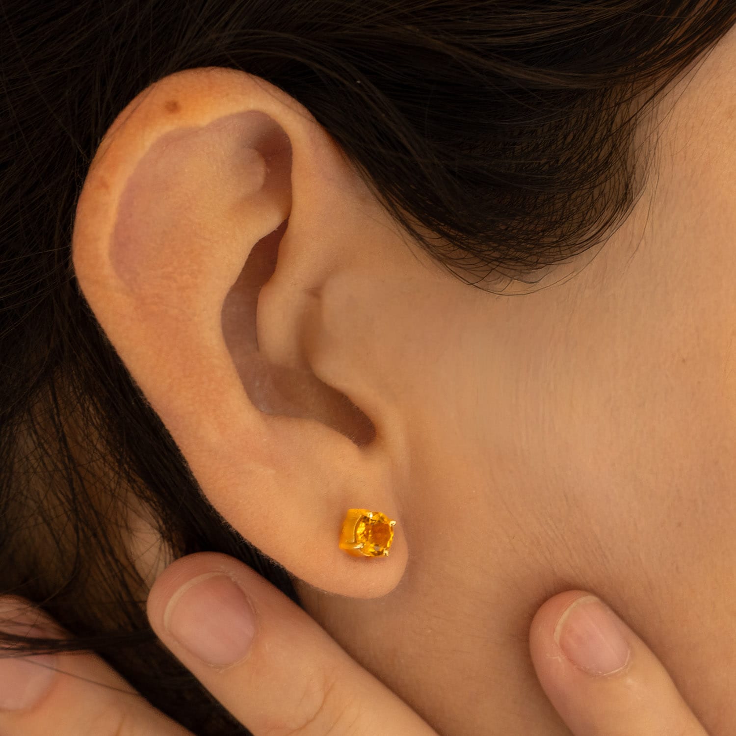 Aretes citrino