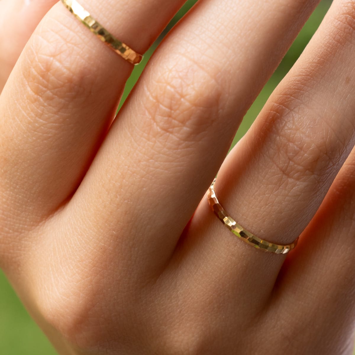 Anillos con textura