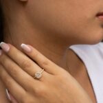 Anillo halo cushion - Imagen 4