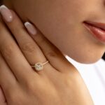 Anillo halo cushion - Imagen 3