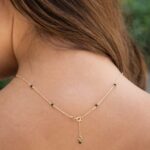 Collar onix - flor tendencia - Imagen 2