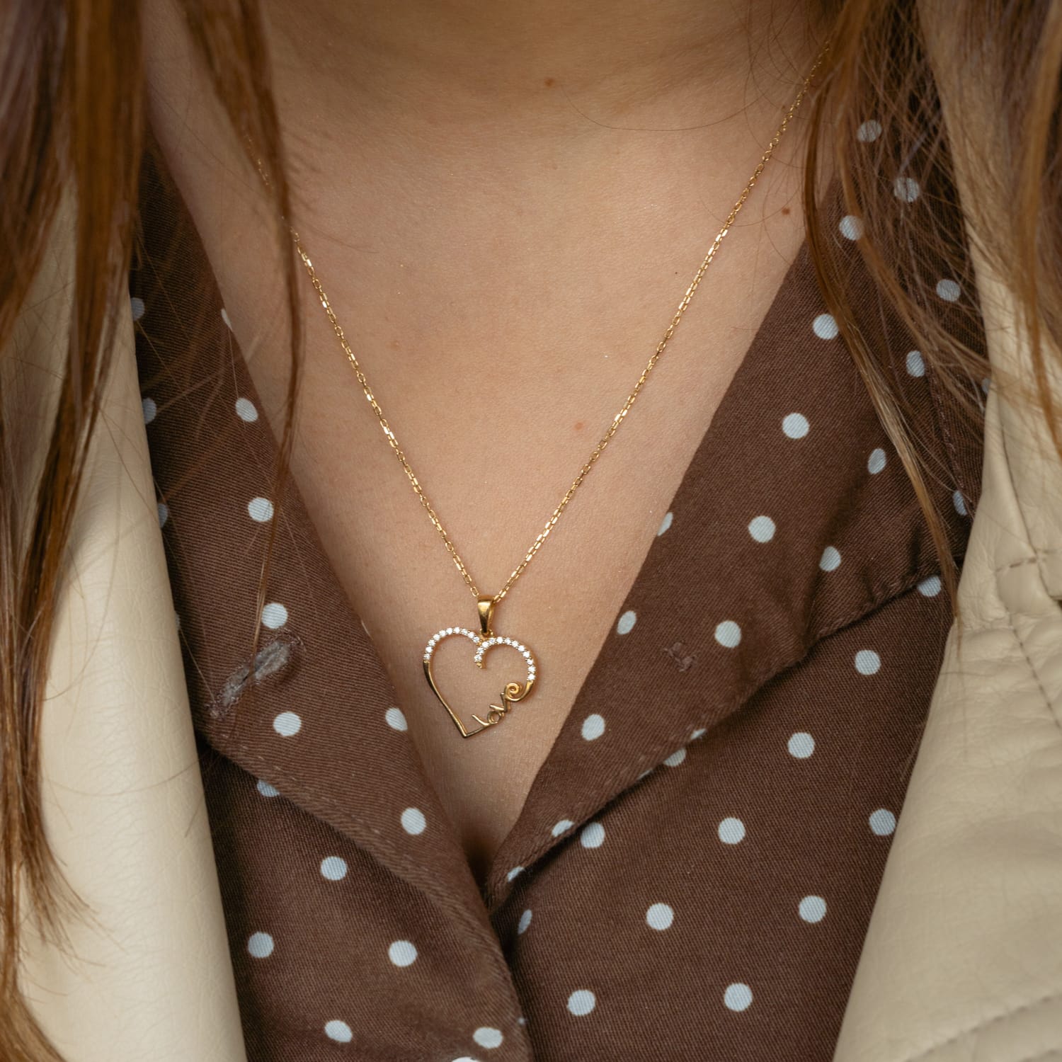 Collar corazón love
