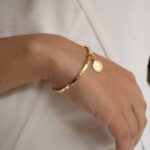 Dije San Benito para bangle - Imagen 2
