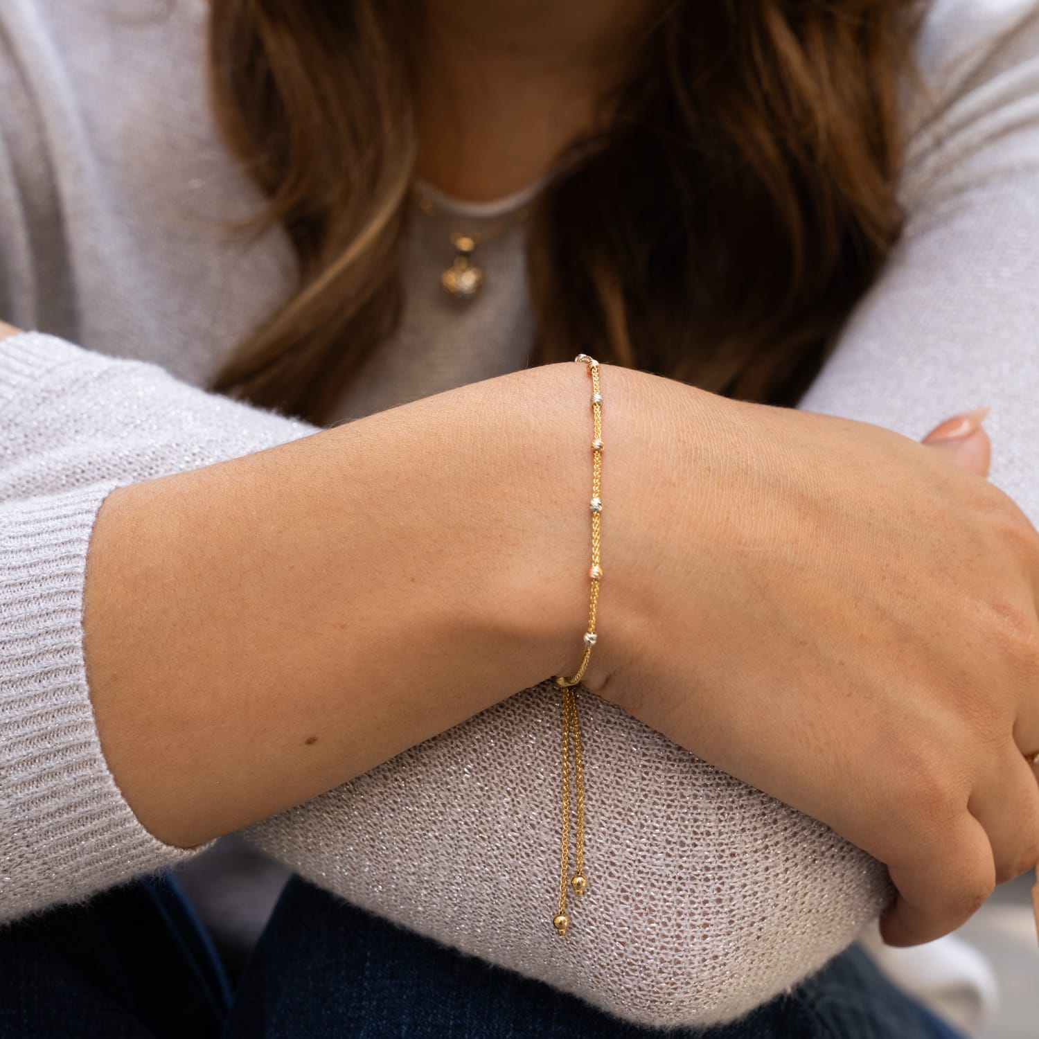 DSC08399 Pulsera 3 oros graduable - Imagen 1