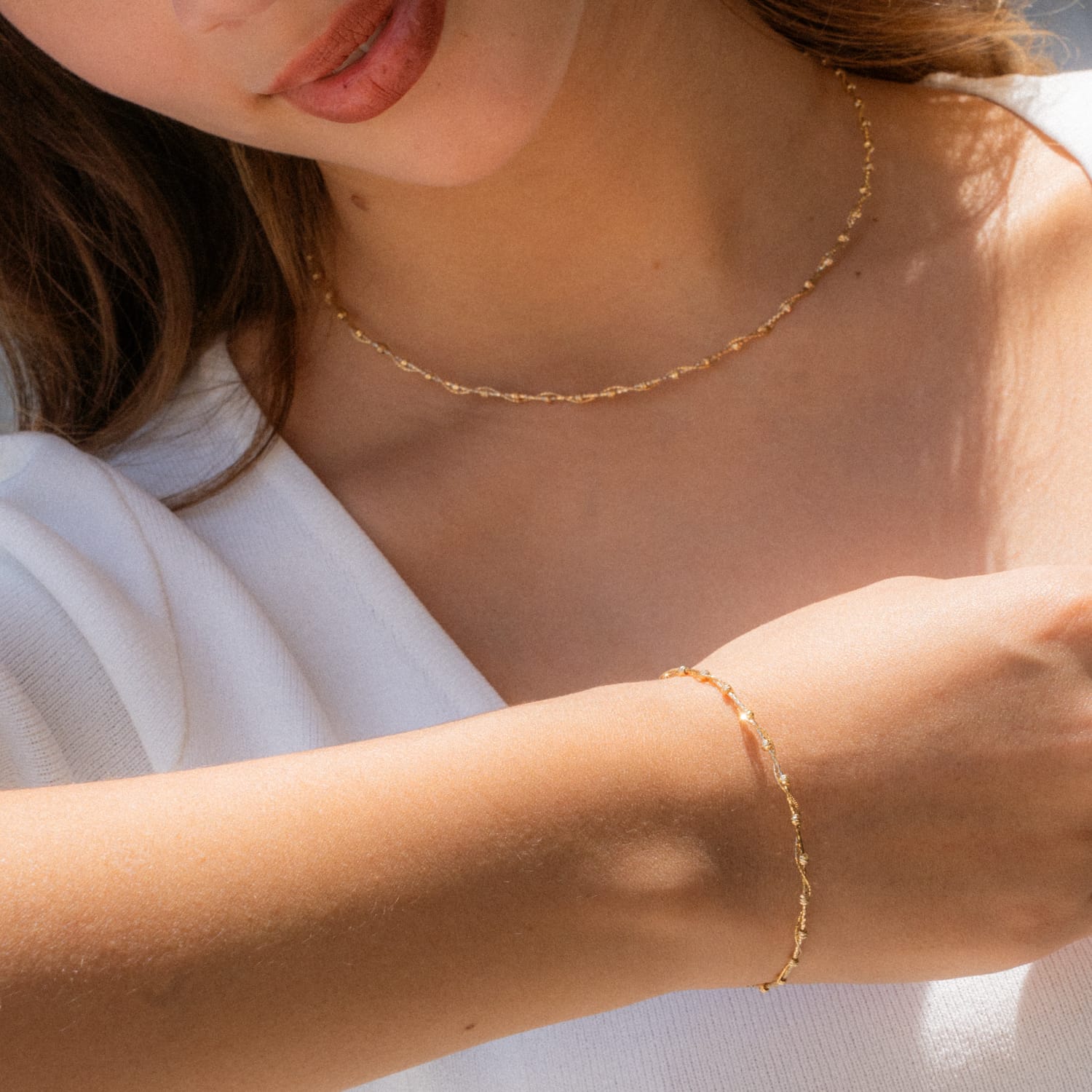 Set gargantilla y pulsera