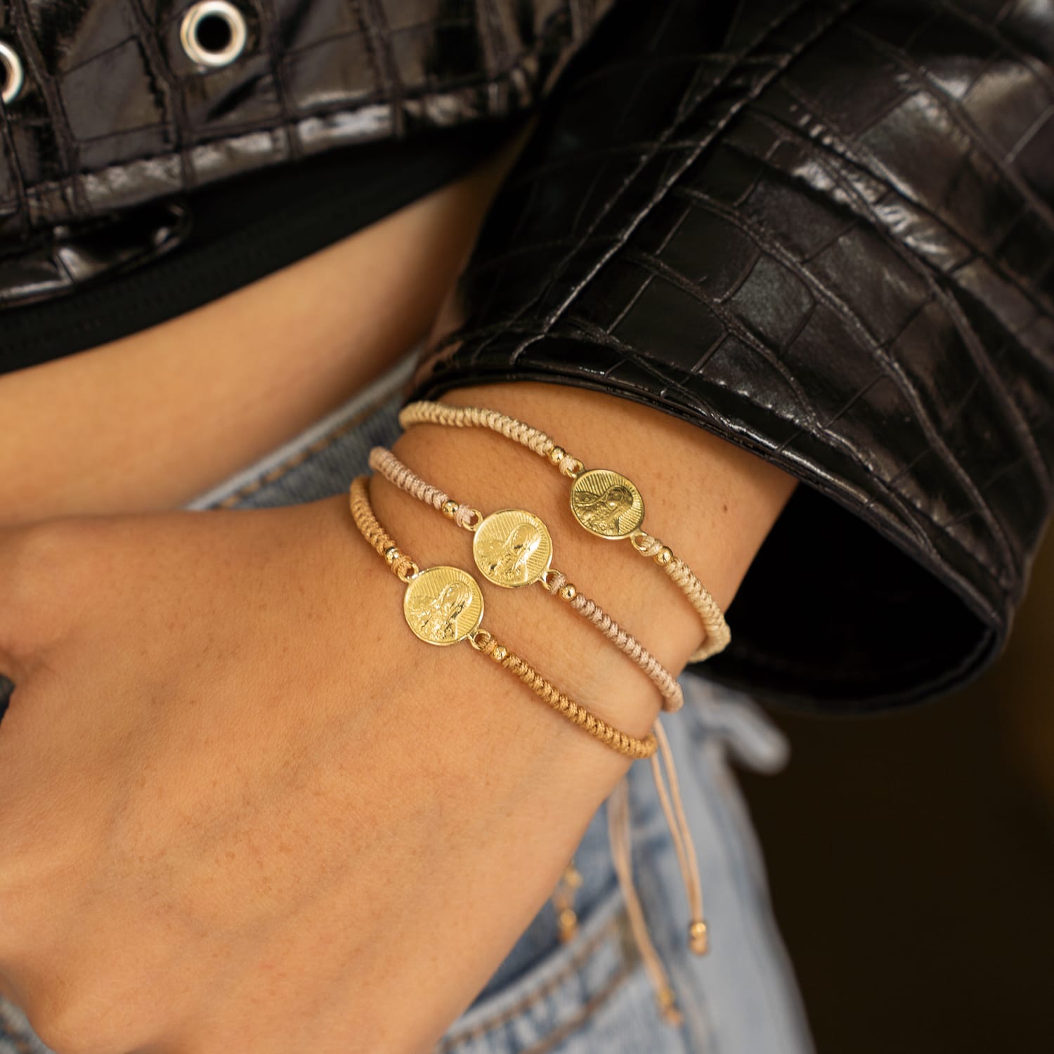 Pulsera dije Virgen de Guadalupe