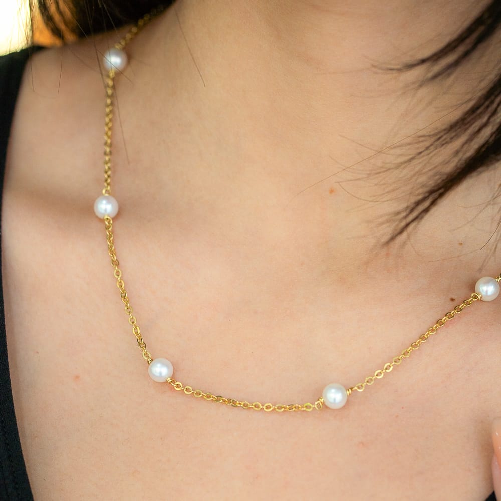 Collar perlas
