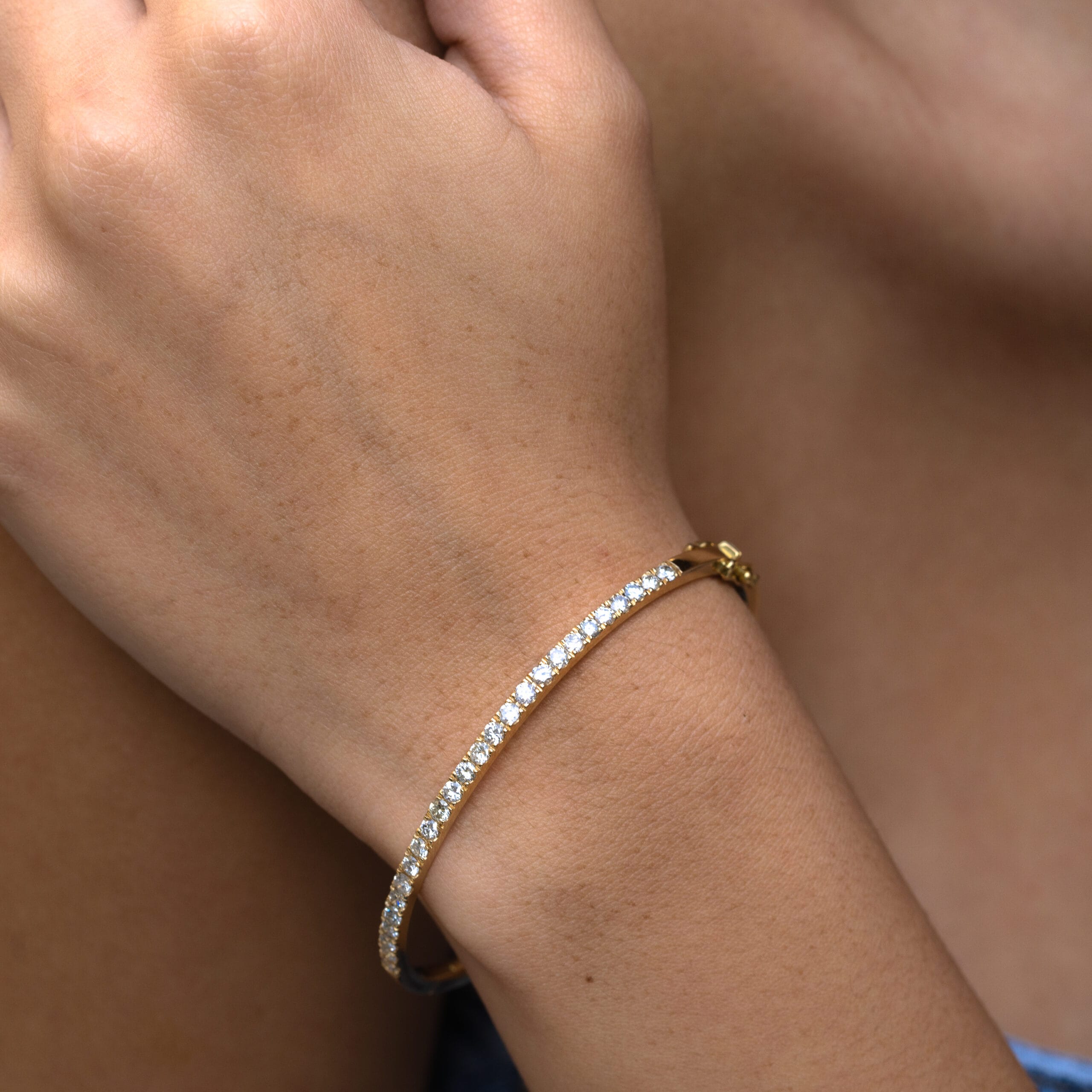 Bangle diamantes