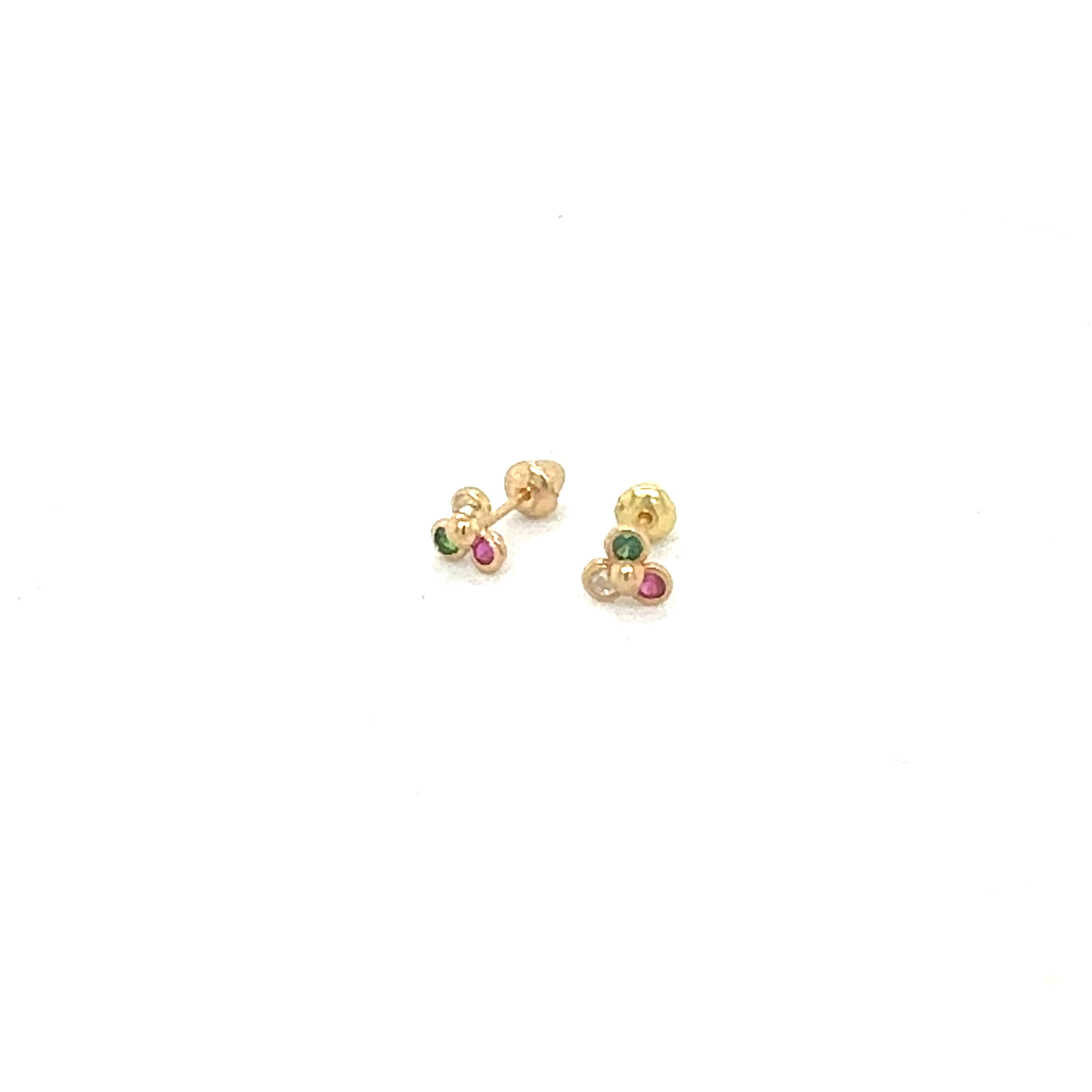 Aretes abridores 3 pétalos