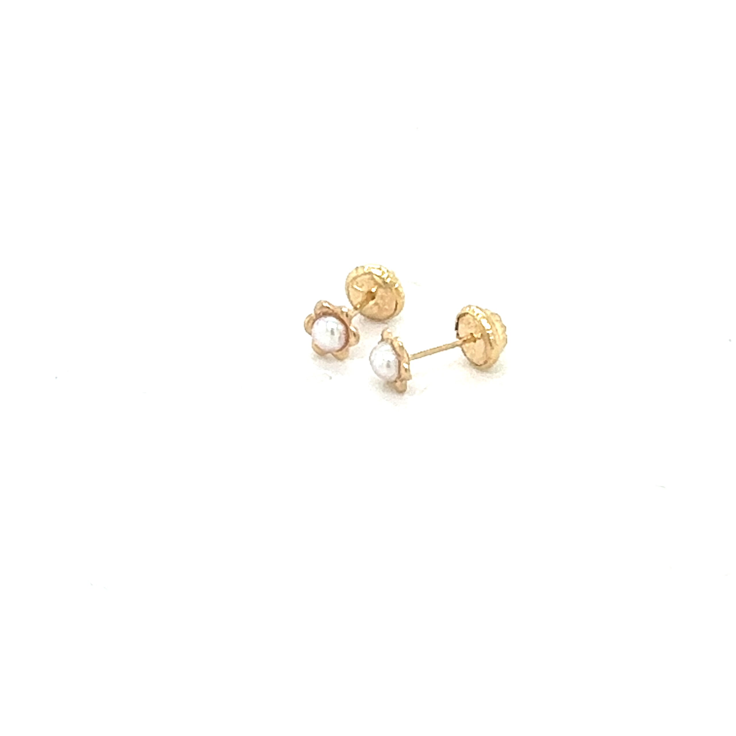 Aretes abridores florcita nacar