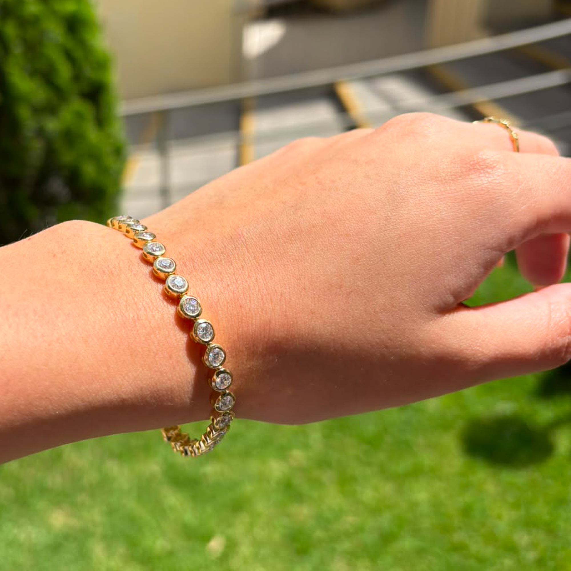 Pulsera Tennis Moissanita