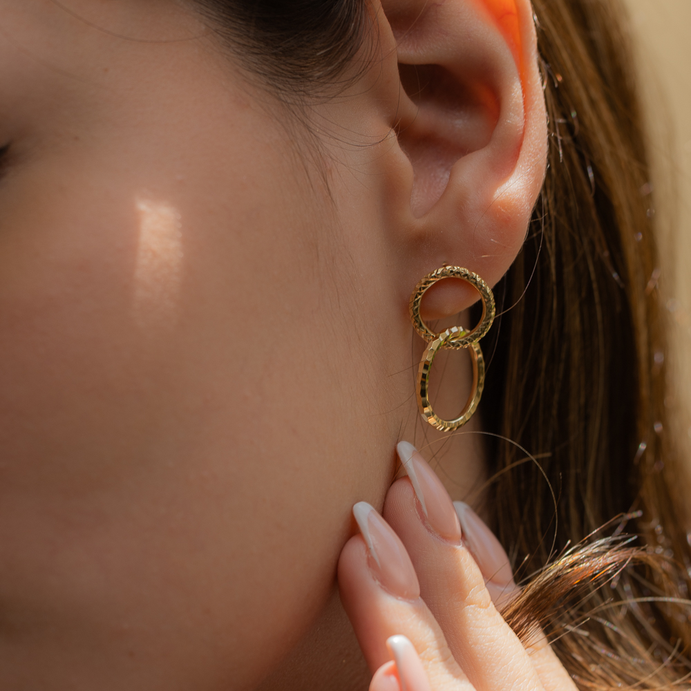 Aretes doble aro